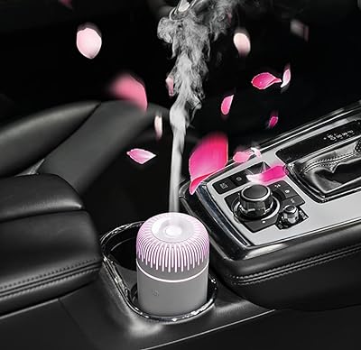 Diffuseur d'huile essentielle de bureau de voiture usb diffuseur d' aromathérapie ultrasonique portatif - DIAYTAR SÉNÉGAL
