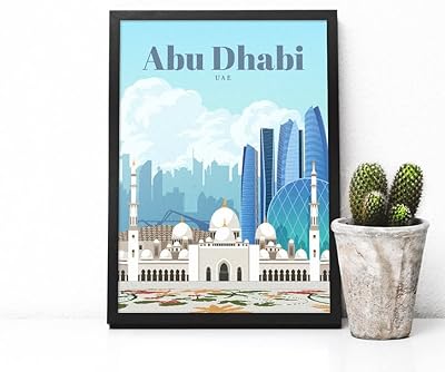 Accessories abu dhabi émirats arabes unis affiche de voyage avec cadre. DIAYTAR SENEGAL  - Votre destination en ligne pour des achats malins. Avec notre sélection de produits discount, allant de la maison à l'électronique, de la mode à l'informatique, vous pouvez économiser tout en comblant vos besoins. Ne manquez pas nos offres spéciales et réalisez des économies considérables dès aujourd'hui!