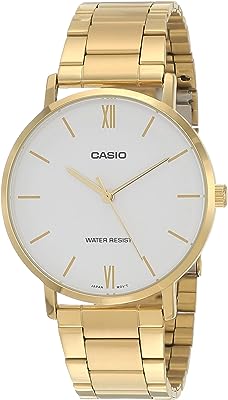 Montre casio gold en acier inoxydable pour homme mtp vt01g 7budf or bracelet. À la recherche de bons plans pour équiper votre maison à moindre coût ? DIAYTAR SENEGAL  est là pour vous ! Découvrez notre sélection de produits discount pour la maison, de l'électroménager à la décoration, et profitez de prix imbattables tout au long de l'année.