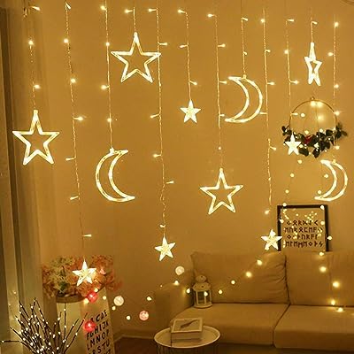 Ooyawi neon stars & moon string led néons pour rideaux décoration de mariage. DIAYTAR SENEGAL  deviendra rapidement votre référence pour tous vos besoins discount en ligne. Découvrez notre vaste assortiment de produits allant des indispensables de la maison aux dernières innovations technologiques, en passant par les vêtements et les accessoires de mode à prix cassés. Profitez de notre offre exceptionnelle dès maintenant !