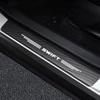 Plaques de seuil de porte de voiture en fiber de carbone 4 pièces protection  anti-rayures pour suzuki - DIAYTAR SÉNÉGAL