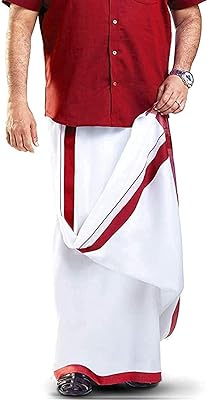 Dhoti double pur coton pour hommes (blanc taille unique) 4mt. Faites des économies sans compromettre votre satisfaction avec DIAYTAR SENEGAL . Notre boutique en ligne propose une variété de produits discount dans différentes catégories, de l'électronique à la mode. Trouvez tout ce dont vous avez besoin à des prix imbattables !