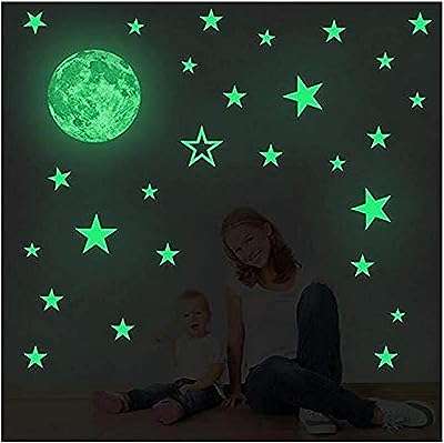 Lune créative avec étoiles décorations d'halloween stickers muraux brillent dans le noir je suis lumineux. Trouvez les meilleurs bons plans chez DIAYTAR SENEGAL, le go-to store en ligne pour tous vos besoins discount. Explorez notre large gamme de produits, des vêtements à la mode aux gadgets high-tech, et profitez de prix imbattables sans sacrifier la qualité !