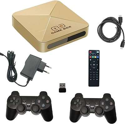 Boîte de jeux vidéo sans fil plus de 10 000 2d 3d classiques. DIAYTAR SENEGAL, votre destination en ligne pour tous les produits discount dont vous avez besoin. Explorez notre large gamme de produits, allant des gadgets de dernière génération aux vêtements à la mode, en passant par les équipements informatiques et bien plus encore, le tout à des prix imbattables.