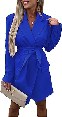 Robe blazer asymétrique pour femme robes élégantes et décontractées pour le travail bureau les occasions. Vous cherchez des bonnes affaires en ligne ? Ne cherchez pas plus loin que DIAYTAR SENEGAL, la boutique en ligne généraliste où vous trouverez tout à prix discount. Explorez notre sélection complète, allant de la maison à l'électroménager, de l'informatique à la mode et aux gadgets, et bénéficiez de tarifs avantageux pour tous vos achats. Réalisez des économies importantes sans compromettre la qualité avec DIAYTAR SENEGAL .