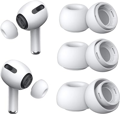 [3 paires] embouts d'oreille de remplacement pour airpods pro et airpods 2e génération avec trou. Faites de bonnes affaires dès aujourd'hui avec DIAYTAR SENEGAL  ! Parcourez notre boutique en ligne généraliste où vous trouverez une large gamme de produits discount, des articles pour la maison à l'électroménager, en passant par l'informatique et la mode. Profitez de nos prix compétitifs et offrez-vous des produits de qualité à moindre coût.