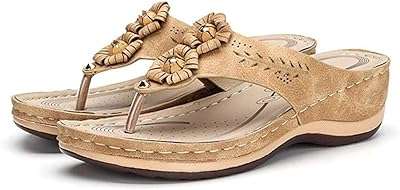 Zmyc sandales à talons compensés pour femmes pantoufles orthopédiques florales la mode sandales de plage. Faites des économies sans compromettre votre satisfaction avec DIAYTAR SENEGAL . Notre boutique en ligne propose une variété de produits discount dans différentes catégories, de l'électronique à la mode. Trouvez tout ce dont vous avez besoin à des prix imbattables !