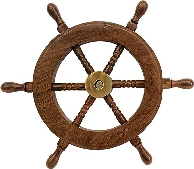 Roue de bateau en bois iplay décoration de gouvernail de navire roue de barre. Découvrez DIAYTAR SENEGAL, votre boutique en ligne généraliste offrant une sélection impressionnante de produits discount. Que vous recherchiez des articles pour votre maison, des appareils électroménagers à la pointe de la technologie, des équipements informatiques ou même les dernières tendances de la mode et les gadgets les plus cool, nous avons tout ce dont vous avez besoin, à des prix incroyablement bas !