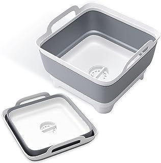 Lavabo pliable 9l avec bouchon de vidange camping portable (gris). Faites des économies en un clic avec DIAYTAR SENEGAL  - votre guichet unique pour tous vos besoins en produits discount. Explorez notre sélection diversifiée, allant de l'informatique à l'électroménager, et obtenez les articles dont vous avez besoin sans vous ruiner.