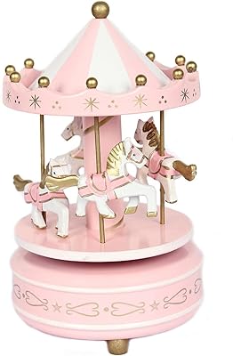 Nouveau jouet cadeau de boîte à musique de carrousel classique rose merry go pour les filles. Chez DIAYTAR SENEGAL, nous croyons que le shopping discount ne devrait pas signifier sacrifier la qualité. Parcourez notre boutique en ligne pour trouver des prix imbattables sur une large sélection de produits, allant de l'électroménager à la mode. Achetez malin avec DIAYTAR SENEGAL  !