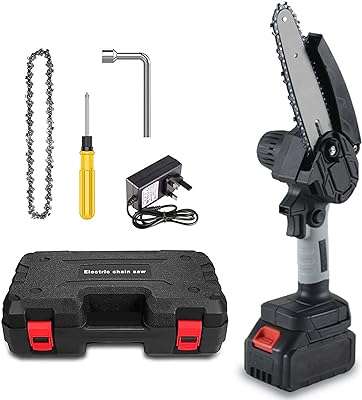 Mini tronçonneuse mini tronçonneuse sans fil 4 avec piles rechargeables 21