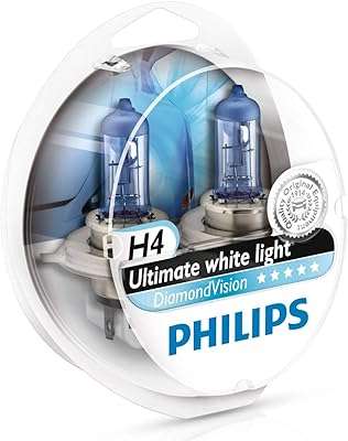 Ampoules de phare philips h4 améliorées diamond vision 5000k 12342dvs2 (paire). DIAYTAR SENEGAL  vous offre toutes les bonnes affaires sur un seul site. Découvrez notre sélection de produits discount pour la maison, l'électroménager, l'informatique et la mode. Bénéficiez de nos prix imbattables et trouvez les articles de qualité que vous recherchez, sans vous ruiner !