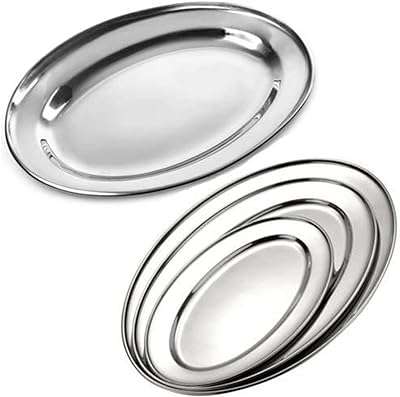 Plateau ovale royalford 50 cm rf11601 acier inoxydable léger et de qualité. Découvrez DIAYTAR SENEGAL, la boutique en ligne incontournable pour les chasseurs de rabais. Trouvez tout ce dont vous avez besoin, des articles pour la maison à l'électroménager, en passant par l'informatique et la mode, à des prix discount incroyables. Économisez tout en vous offrant ce dont vous avez besoin chez DIAYTAR SENEGAL !
