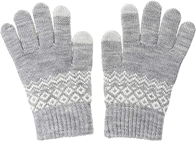 Gants d'hiver pour écran tactile pour femmes gants chauds en tricot doublés  de polaire - DIAYTAR SÉNÉGAL