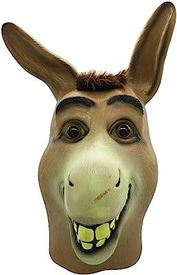 Masque d'âne de tête shrek fête d'halloween d'animal en latex qualité supérieure pour fête. DIAYTAR SENEGAL  - votre guichet unique pour des achats discount en ligne. Parcourez notre catalogue diversifié et trouvez des produits de qualité à des prix incroyables. Avec notre large sélection allant de la maison à l'informatique en passant par l'électroménager, vous trouverez toujours ce dont vous avez besoin chez nous.