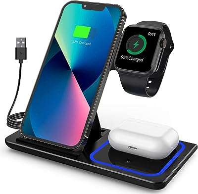 Station de chargement sans fil support de chargeur fil pliable 3 en 1 pour iphone. Besoin de produits discount en un seul endroit ? DIAYTAR SENEGAL  est là pour vous ! Explorez notre boutique généraliste et découvrez une multitude d'articles à prix réduit, couvrant tous vos besoins, de l'électroménager à la mode en passant par l'informatique. Naviguez en toute simplicité et trouvez les meilleures affaires en ligne chez DIAYTAR SENEGAL  !