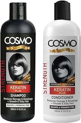 Shampoing et revitalisant cosmo new strength keratin plus 500 ml unisexe lot de 2. DIAYTAR SENEGAL  est la référence en matière de produits discount en ligne. Parcourez notre catalogue et trouvez des articles indispensables pour la maison, des appareils électroménagers de qualité, des solutions informatiques abordables, des vêtements tendance et des gadgets à des prix incroyables.