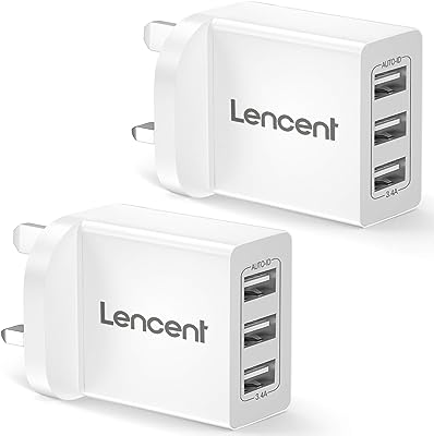 Chargeur mural usb lancent [pack de 2] 3 ports 17w 34a portable. Rencontrez les bonnes affaires chez DIAYTAR SENEGAL  – votre destination en ligne pour des produits discount pour tous les aspects de votre vie. Découvrez notre sélection variée d'articles pour la maison, allant des appareils électroménagers indispensables aux éléments décoratifs élégants. Restez connecté avec notre gamme d'appareils informatiques à prix imbattables, et ravivez votre style avec des vêtements et accessoires tendance à petit prix. Faites des économies tout en obtenant la qualité que vous méritez !