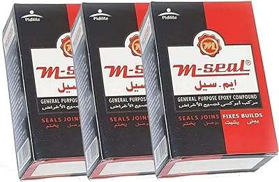 Composé époxy à usage général m seal 100 g paquet de 3. DIAYTAR SENEGAL  - Votre guichet unique pour des achats discount en ligne. Découvrez notre catalogue diversifié regorgeant de produits pour la maison, l'électroménager, l'informatique, la mode et les gadgets, le tout à des prix avantageux. Naviguez facilement sur notre site convivial et trouvez les meilleures offres pour vos besoins du quotidien.