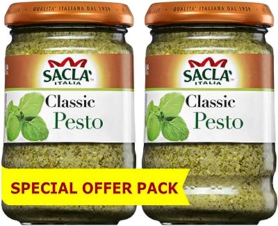 Sauce pesto italienne classique sacla 190 g (paquet de 2). Faites des économies sur tous vos achats chez DIAYTAR SENEGAL . Notre boutique en ligne vous propose un large choix de produits discount, allant des indispensables pour la maison aux articles high-tech et aux accessoires de mode. Ne manquez pas nos offres exceptionnelles pour acheter intelligemment et à petits prix !