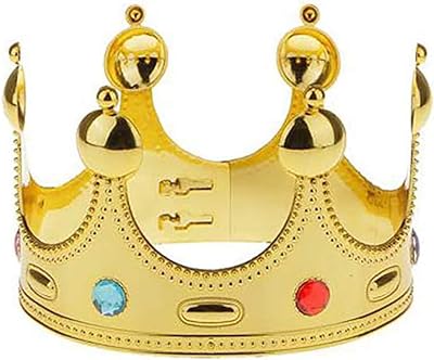 Costume de couronne de roi pour la fête décorations de fête d'anniversaire pour enfants. DIAYTAR SENEGAL  : votre destination shopping discount ! Découvrez notre boutique en ligne généraliste qui vous offre une multitude de produits à prix cassés, allant de l'électroménager à l'informatique en passant par la mode et les gadgets. Faites le choix du meilleur rapport qualité-prix et trouvez tout ce dont vous avez besoin en visitant notre site dès maintenant !