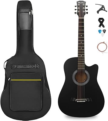 Guitare acoustique pour débutant shinedown de 38 pouces pleine taille noire avec sac cabo paquet. Faites des économies sans sacrifier la qualité avec DIAYTAR SENEGAL  ! Notre boutique en ligne généraliste propose une variété de produits discount, incluant des appareils électroménagers de pointe, des gadgets à la pointe de la technologie et des articles tendance pour la maison et la mode.