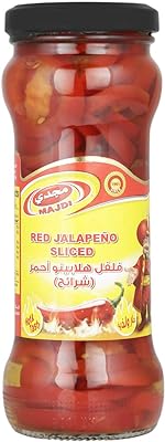 Jalapeño rouge tranché majdi 235g. DIAYTAR SENEGAL  - votre guichet unique pour des achats discount en ligne. Parcourez notre catalogue diversifié et trouvez des produits de qualité à des prix incroyables. Avec notre large sélection allant de la maison à l'informatique en passant par l'électroménager, vous trouverez toujours ce dont vous avez besoin chez nous.