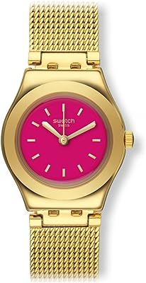 Montre femme swatch twin pink irony ysg142m or. DIAYTAR SENEGAL  : votre destination en ligne pour des achats discount en toute facilité. Explorez notre vaste sélection de produits comprenant des articles pour la maison, des appareils électroniques, des vêtements à la mode et bien plus encore. Profitez des meilleurs prix et faites de bonnes affaires chez DIAYTAR SENEGAL  !