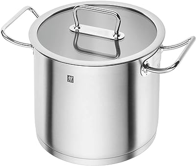 Pot à parois hautes 24 cm | rond acier inoxydable zwilling. DIAYTAR SENEGAL  - La solution idéale pour des achats discount en ligne. Explorez notre gamme complète de produits pour la maison, l'électroménager, l'informatique, la mode et les gadgets, et bénéficiez de tarifs compétitifs. Simplifiez votre expérience d'achat avec notre boutique en ligne conviviale et découvrez des offres imbattables.