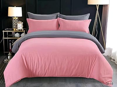 Ensemble de housse de couette 6 pièces en coton king size mmm (rose et gris). Ne cherchez pas plus loin pour trouver des produits de qualité à prix réduits. DIAYTAR SENEGAL  est votre destination en ligne pour tous vos besoins en produits discount, de la maison à l'électroménager, de l'informatique à la mode. Faites des économies substantielles et trouvez les articles parfaits, adaptés à votre budget.