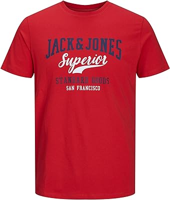 T shirt à col rond avec logo jack & jones pour garçon. Ne cherchez plus, DIAYTAR SENEGAL  est la boutique en ligne qu'il vous faut pour trouver tout ce dont vous avez besoin à petit prix ! Du petit électroménager aux articles de mode tendance en passant par les dernières technologies, explorez notre vaste catalogue et réalisez de véritables bonnes affaires !