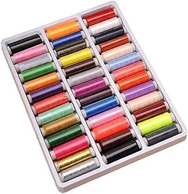 Machine à coudre la main en polyester pur 39 couleurs mélangées 200 mètres par bobine. Découvrez DIAYTAR SENEGAL, votre boutique en ligne discount préférée pour des achats malins. Trouvez tout ce dont vous avez besoin, de la maison à l'électroménager, de l'informatique à la mode, et profitez de prix imbattables sur notre gamme de produits variée et de qualité.
