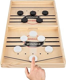 Grand jeu de société de baby foot de fronde table de hockey en bois rapide. DIAYTAR SENEGAL, votre boutique en ligne de confiance pour tous vos besoins en produits discount. Parcourez notre sélection minutieusement choisie pour trouver des articles de qualité pour la maison, l'électroménager, l'informatique, la mode et les gadgets, le tout à des prix avantageux. Simplifiez vos achats en ligne avec DIAYTAR SENEGAL  et réalisez des économies dès maintenant.