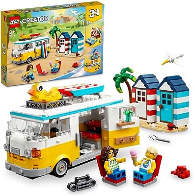 Creator 31138 ensemble de jeu le camping car de plage (556 pièces). DIAYTAR SENEGAL  - des réductions incroyables sur tous les produits dont vous avez besoin. Parcourez notre boutique en ligne pour découvrir des offres discount sur des centaines d'articles, allant de la mode aux appareils électroménagers dernier cri.