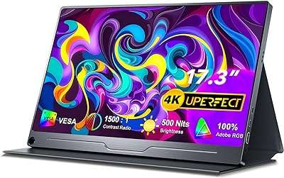 Moniteur portable uperfect 4k 173'' uhd freesync 100% adob ​​​​rgb 500. Choisissez DIAYTAR SENEGAL  pour vos achats discount en ligne. Parcourez notre sélection étendue comprenant des produits pour tous les besoins, que ce soit pour la maison, l'électroménager, l'informatique, la mode ou les gadgets. Profitez de notre politique de prix bas et économisez tout en trouvant des articles de qualité.