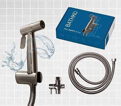 Ensemble pulvérisateur portatif shattaf bidet bathco pour toilettes jet avec contrôle de pression. Bienvenue chez DIAYTAR SENEGAL, votre destination en ligne de confiance pour des produits discount variés allant des indispensables de la maison aux appareils électroménagers dernier cri, en passant par l'informatique, la mode et les gadgets tendance. Explorez notre vaste sélection d'articles à prix réduits et faites des économies sans sacrifier la qualité.