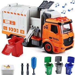 Jouets de camion à ordures pour garçons recyclage alimenté par friction avec 4. DIAYTAR SENEGAL  - Votre fournisseur en ligne pour des produits de qualité à des prix discount. Explorez notre boutique en ligne pour trouver des offres incroyables sur des articles allant des accessoires de mode aux appareils électroniques, en passant par les produits de jardinage et les jouets pour enfants.