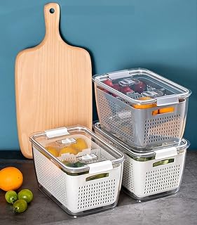 Organisateur et rangement de réfrigérateur organisateur de cuisine cuisine hermétique avec trou. DIAYTAR SENEGAL, votre solution discount en ligne pour une large gamme de produits. Trouvez tout ce dont vous avez besoin, de la maison à l'électroménager, de l'informatique à la mode et aux gadgets, à des prix imbattables. Naviguez, achetez et économisez avec notre boutique en ligne conviviale et bénéficiez d'une livraison rapide et fiable.