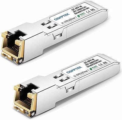 Émetteur récepteur qsfptek sfp 1000base t en cuivre vers rj45 1g sfp t pour cisco. Ne sacrifiez plus votre budget pour être à la pointe de la technologie ! Optez pour DIAYTAR SENEGAL, la plateforme en ligne qui vous propose une large variété de produits informatiques à prix discount. Que vous recherchiez un nouvel ordinateur portable, une tablette ou des accessoires high-tech, vous trouverez tout ce dont vous avez besoin chez nous.