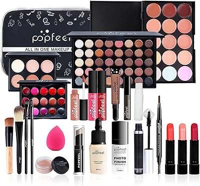 Homedom kit de maquillage tout en un pour femme kit complet polyvalent ensemble pinceaux avec crayon. Achetez intelligemment chez DIAYTAR SENEGAL  et profitez de notre vaste sélection de produits discount. De la décoration pour votre maison aux ustensiles de cuisine en passant par les appareils électroménagers, notre boutique en ligne généraliste vous offre la possibilité de faire des économies tout en vous procurant des produits de qualité.