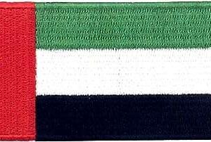 Patch drapeau de l'umptaw des émirats arabes unis brodé au fer sur le logo. DIAYTAR SENEGAL  deviendra rapidement votre référence pour tous vos besoins discount en ligne. Découvrez notre vaste assortiment de produits allant des indispensables de la maison aux dernières innovations technologiques, en passant par les vêtements et les accessoires de mode à prix cassés. Profitez de notre offre exceptionnelle dès maintenant !