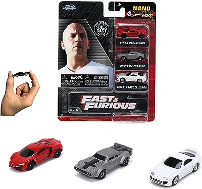 Jada toys voiture 3 pièces fast & furious nano wave 4. DIAYTAR SENEGAL, la référence des bonnes affaires en ligne ! Explorez notre boutique et découvrez une sélection variée de produits, de la maison à l'informatique en passant par la mode et les gadgets. Profitez de nos prix compétitifs et achetez en toute confiance. Faites de DIAYTAR SENEGAL  votre allié shopping, vous ne le regretterez pas.