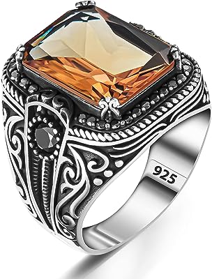 Bague pour homme en pierre de zultanite 925k. DIAYTAR SENEGAL  - La boutique en ligne qui rend les bonnes affaires accessibles à tous. Parcourez notre sélection de produits discount, de l'électroménager pratique à la mode abordable, tout en profitant de notre engagement envers la qualité. Ne payez plus trop cher pour ce dont vous avez besoin, faites vos achats malins chez nous !