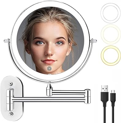 Miroir grossissant mural à led rechargeable miroir de maquillage 8" avec 3. Besoin de renouveler votre intérieur sans vous ruiner ? DIAYTAR SENEGAL  est là pour vous offrir une vaste gamme de produits discount pour la maison, des meubles aux accessoires décoratifs en passant par les appareils électroménagers. Profitez de notre sélection de qualité à des prix incroyables et transformez votre maison sans vous soucier de votre budget.