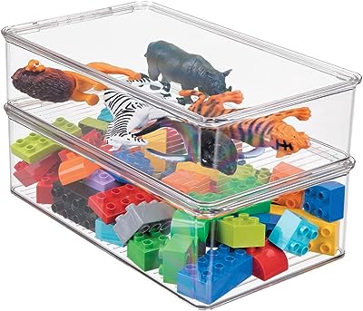 M-design boîte de rangement en plastique pour jouets et salle de