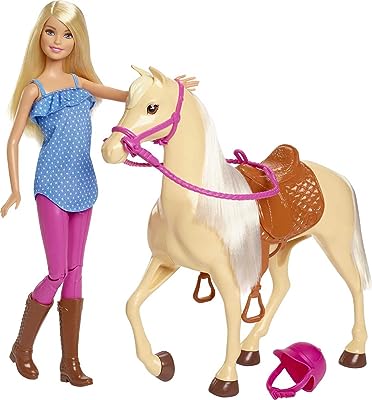 Poupée barbie blonde vêtue de vêtements d'équitation avec casque et cheval. Découvrez DIAYTAR SENEGAL, votre destination ultime pour des achats malins à prix cassés ! Explorez notre catalogue en ligne et trouvez des réductions incroyables sur des produits indispensables pour la maison, l'électroménager, l'informatique ainsi que des accessoires de mode et des gadgets à la pointe de la tendance.