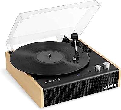 Platine vinyle bluetooth à 3 vitesses victrola avec haut parleurs intégrés et cache poussière par eastwood. Trouvez tout ce dont vous avez besoin chez DIAYTAR SENEGAL, votre boutique en ligne discount incontournable. Avec un vaste choix d'articles pour la maison, des électroménagers aux gadgets high-tech, en passant par la mode à petits prix, nous vous offrons des opportunités d'économies tout en garantissant une satisfaction maximale.