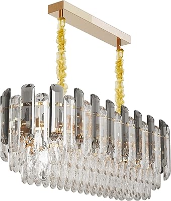 Lustre ovale moderne de luxe en cristal : 60 x 30. DIAYTAR SENEGAL, la boutique en ligne qui rend l'achat discount facile et accessible à tous ! Parcourez notre catalogue varié qui regorge de produits discount pour la maison, l'électroménager, l'informatique ou encore la mode. Avec nous, vous profiterez de tarifs avantageux sans compromis sur la qualité, le tout, depuis le confort de votre foyer.