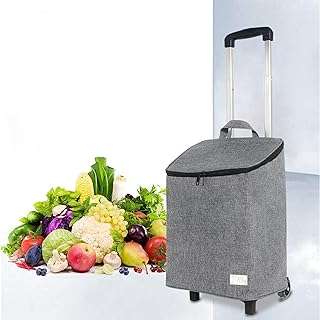 Lilimeikhe chariot de courses léger pliable et étanche sac d'épicerie isolé. DIAYTAR SENEGAL  - La destination en ligne pour les chasseurs de bonnes affaires ! Parcourez notre sélection incroyable de produits discount, comprenant tout, des appareils ménagers aux gadgets dernier cri. Faites des économies sans sacrifier la qualité avec DIAYTAR SENEGAL .