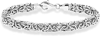 Bracelet chaîne byzantine italienne en argent sterling 925 pour femme 65''. Découvrez DIAYTAR SENEGAL, la boutique en ligne incontournable pour les chasseurs de rabais. Trouvez tout ce dont vous avez besoin, des articles pour la maison à l'électroménager, en passant par l'informatique et la mode, à des prix discount incroyables. Économisez tout en vous offrant ce dont vous avez besoin chez DIAYTAR SENEGAL !